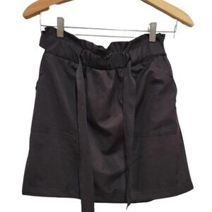Revamped black mini skirt with pockets size S